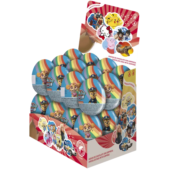 PawPatrol Dolci Preziosi Ryhmä Hau yllätysmuna RFA maitosuklaa 60g