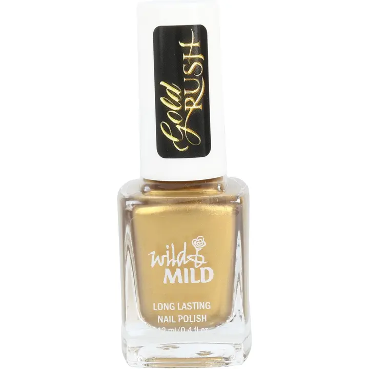 Wild&Mild Gold Rush nail polish GR04 Gold Flakes 12 ml