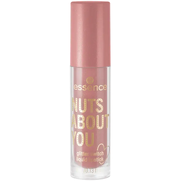 essence NUTS ABOUT YOU glitter switch liquid lipstick 01 Kiss Me Prince! 4 ml