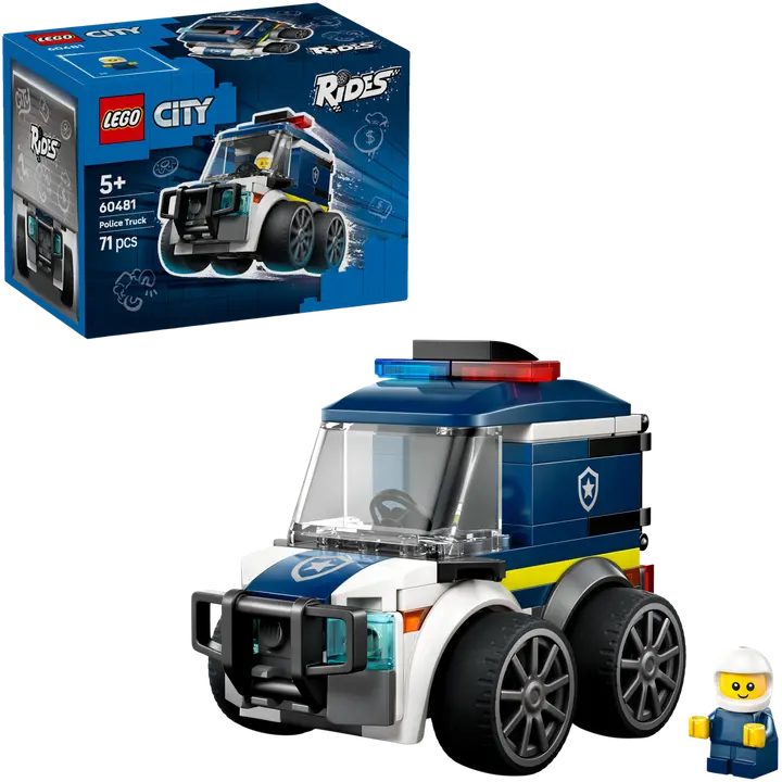 LEGO® City Brick Rides 60481 Menopelit – Poliisiauto