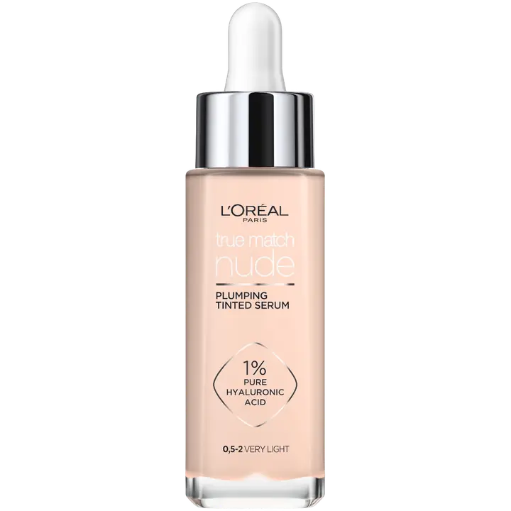 L'Oréal Paris True Match Nude Plumping Tinted Serum  0,5-2 Very Light -meikkivoide 30 ml