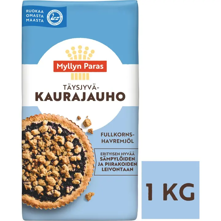 Myllyn Paras Täysjyväkaurajauho 1 kg