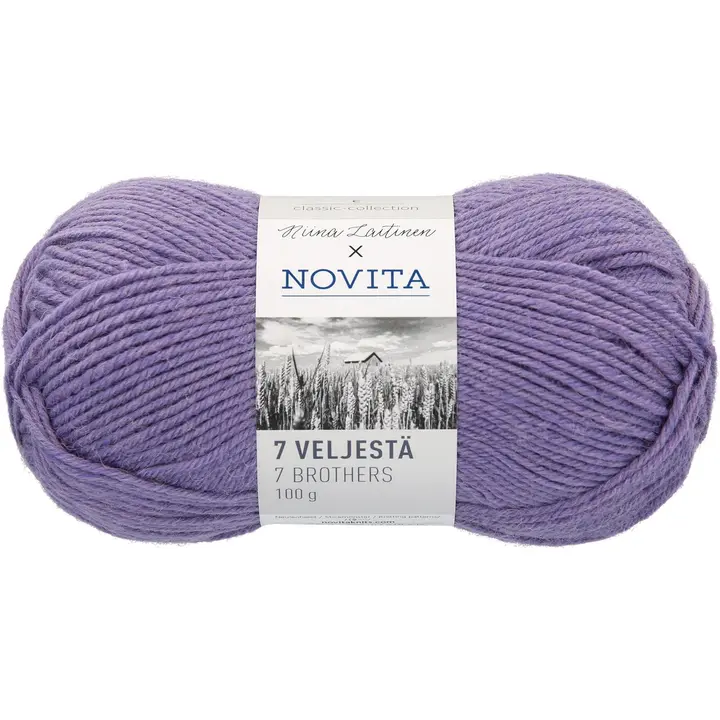 Novita lanka 7 Veljestä 100g 724
