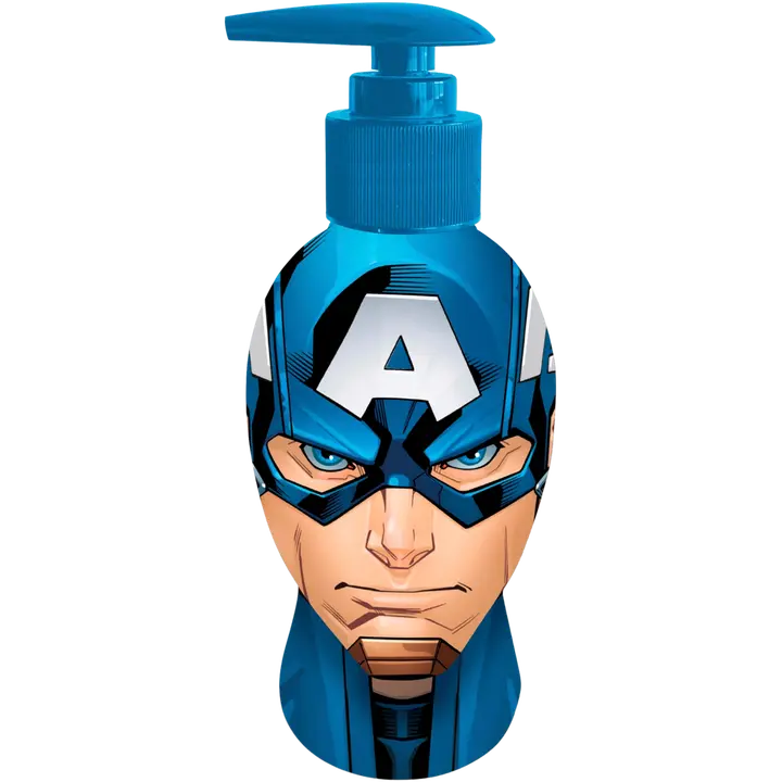 Captain America 2-in-1 kylpyvaahto & shampoo -pumppupullo