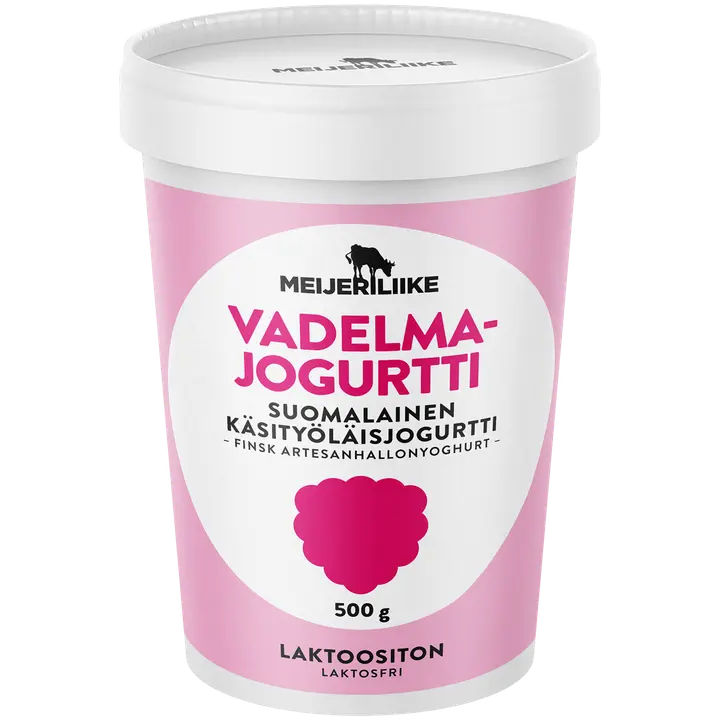Meijeriliike Käsityöläisjogurtti - Vadelmajogurtti 500g