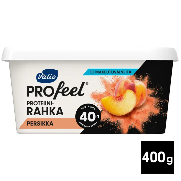 Valio PROfeel® proteiinirahka 400 g persikka laktoositon