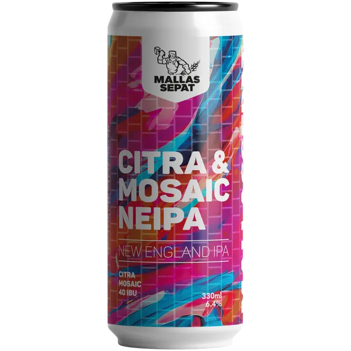 Mallassepät Citra & Mosaic NEIPA - NEIPA 6,4% - 33 cl