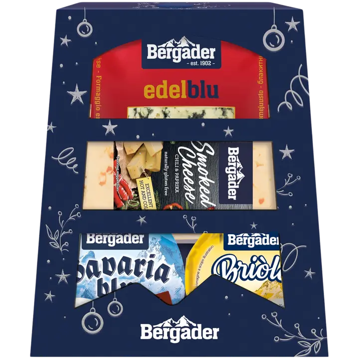 Bergader juustolahjapakkaus 600g