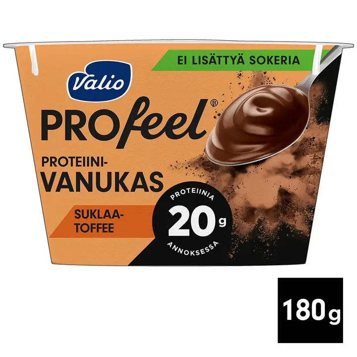 Valio PROfeel® proteiinivanukas 180 g suklaa-toffee laktoositon