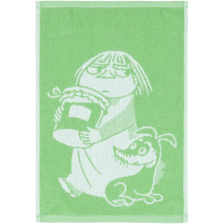 Finlayson käsipyyhe Miska ja Surku 30x50 cm vihreä