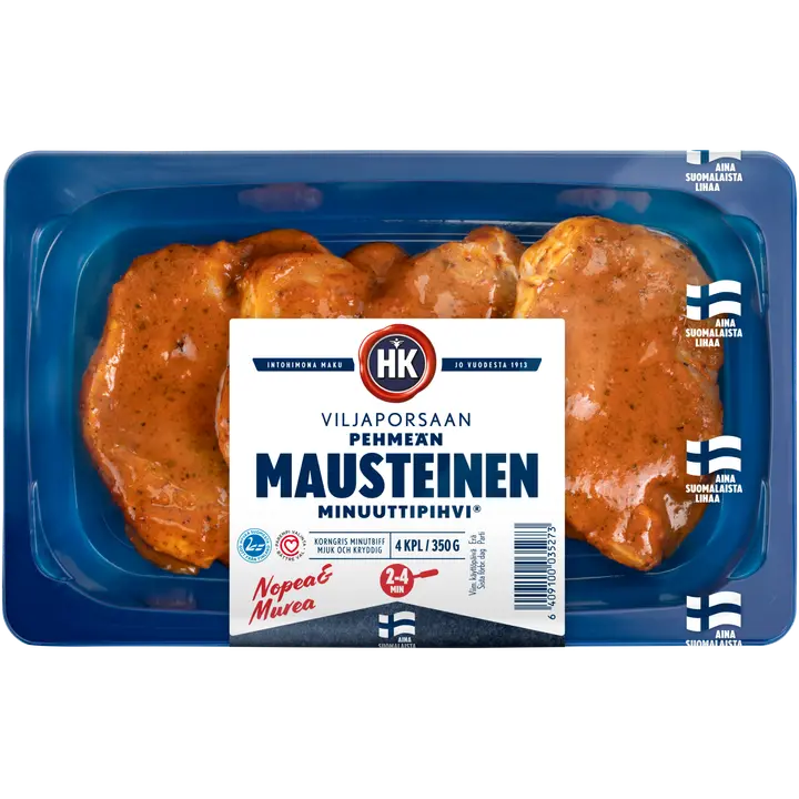 HK Viljaporsaan Minuuttipihvi 350g ® Pehmeän mausteinen
