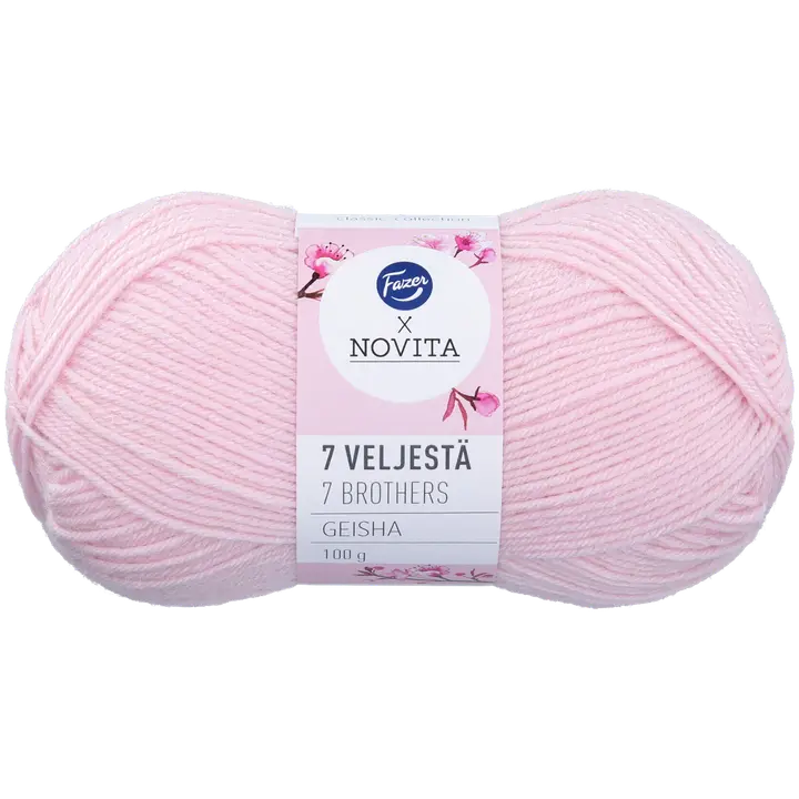 Fazer x Novita Neulelanka 7 Veljestä Geisha