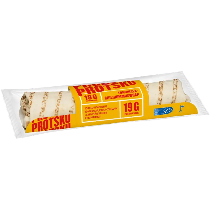 Saarioinen PROTSKU Tonnikala-chilihummuswrap MSC 250g