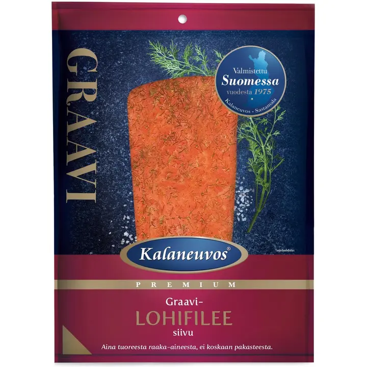 Kalaneuvos Graavilohifilee, siivu 150g