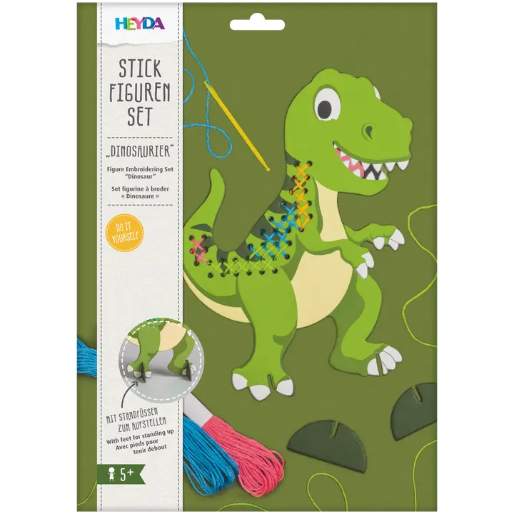 Hahmokirjontasetti lapsille, Dinosaurus