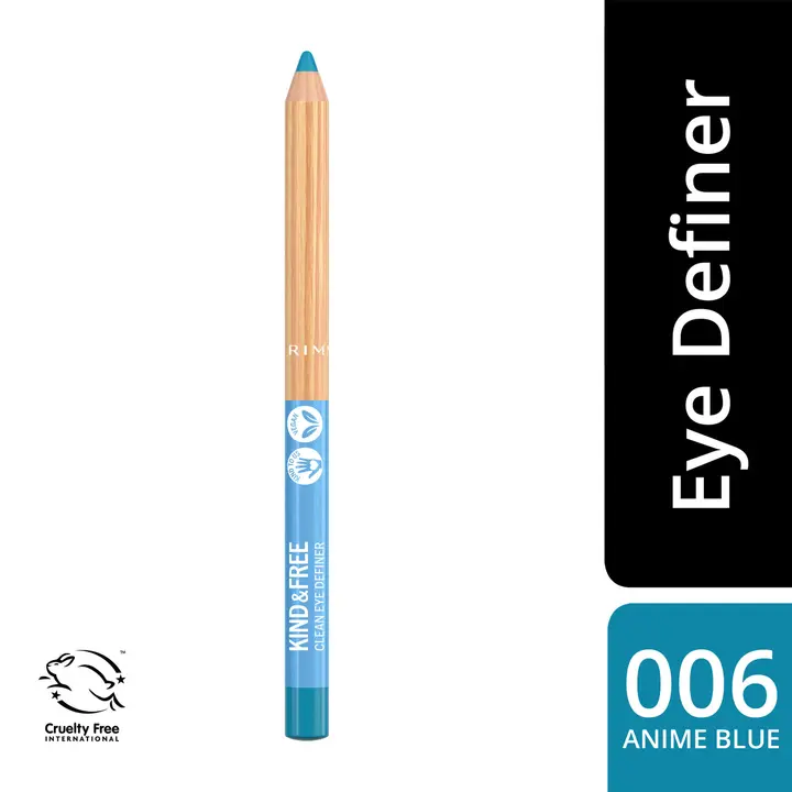Rimmel London Kind & Free Paint it Your Way Eye Liner 1,1 g 006 Anime Blue silmänrajauskynä
