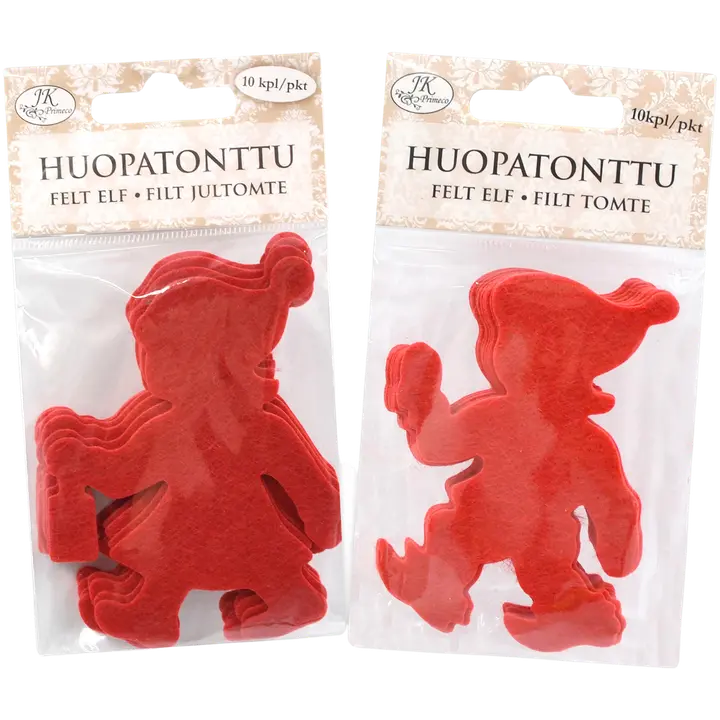 J.K. Primeco Huopatonttu punainen 10 kpl