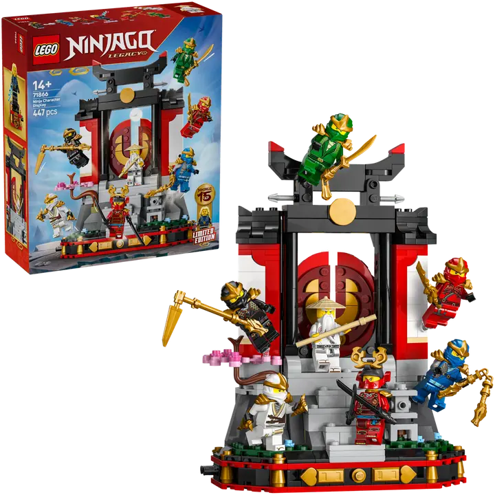 LEGO® Ninjago 71866 Ninjahahmokollaasi – 15-vuotisjuhlamalli