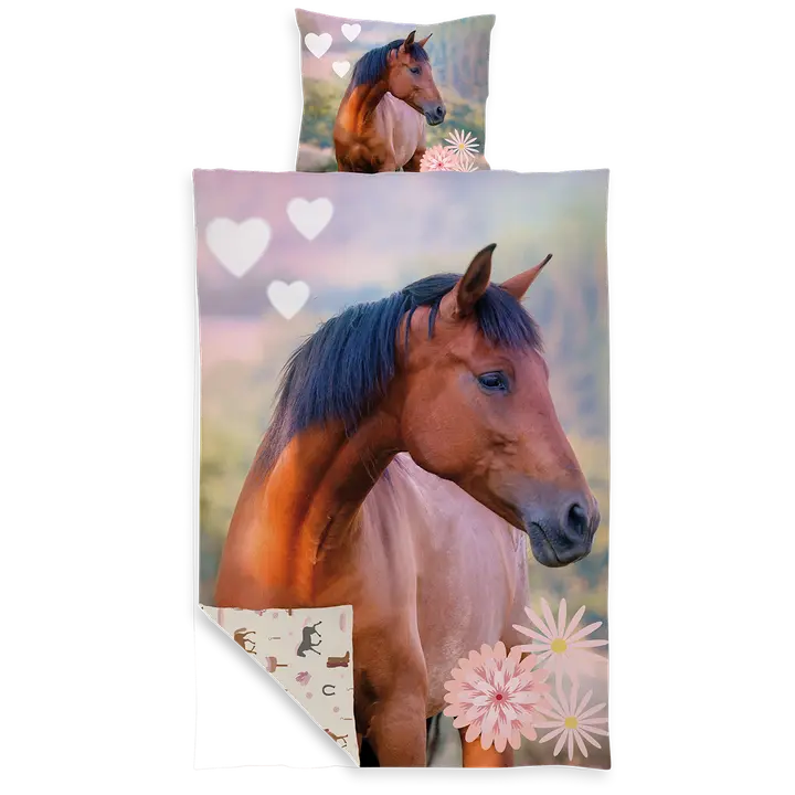 Ciraf lasten pussilakanasetti Hevonen 150x210 + 50x60 cm