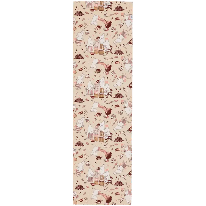 Moomin Arabia Muumi kaitaliina Siivouspuuhissa