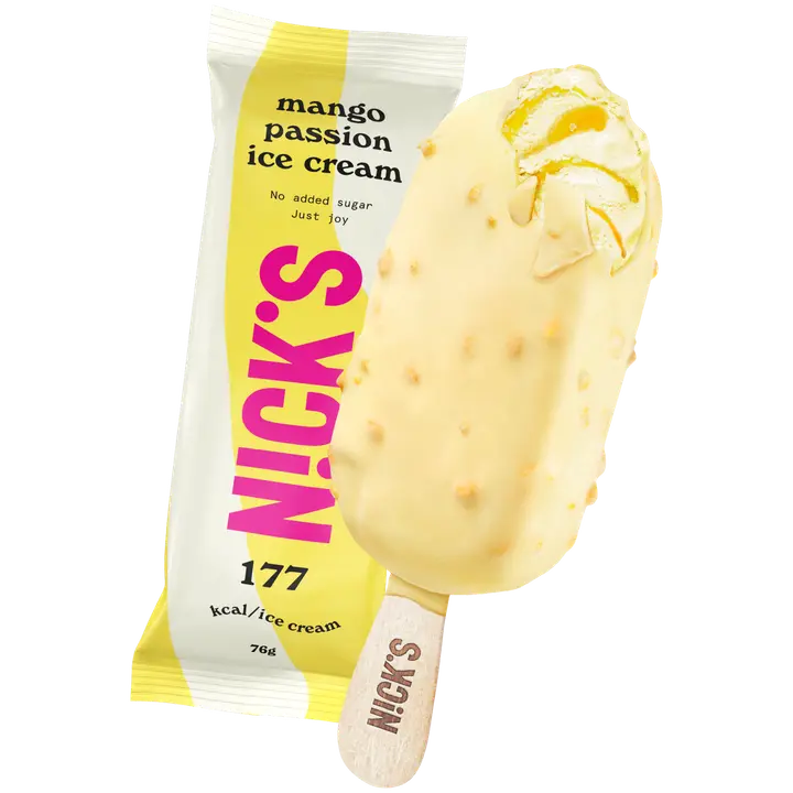 Nick's Mango Passion jäätelö 76g / 90ml