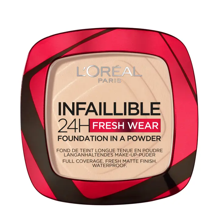 L'Oréal Paris Infaillible 24H Fresh Wear Foundation in a Powder  Cool Undertone 30 ml