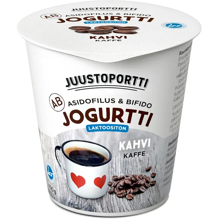 Juustoportti AB-jogurtti 150 g kahvi laktoositon