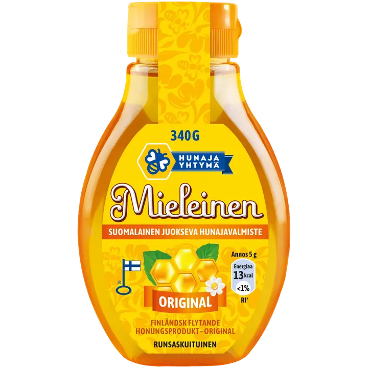 Mieleinen suomalainen juokseva hunajavalmiste original 340g