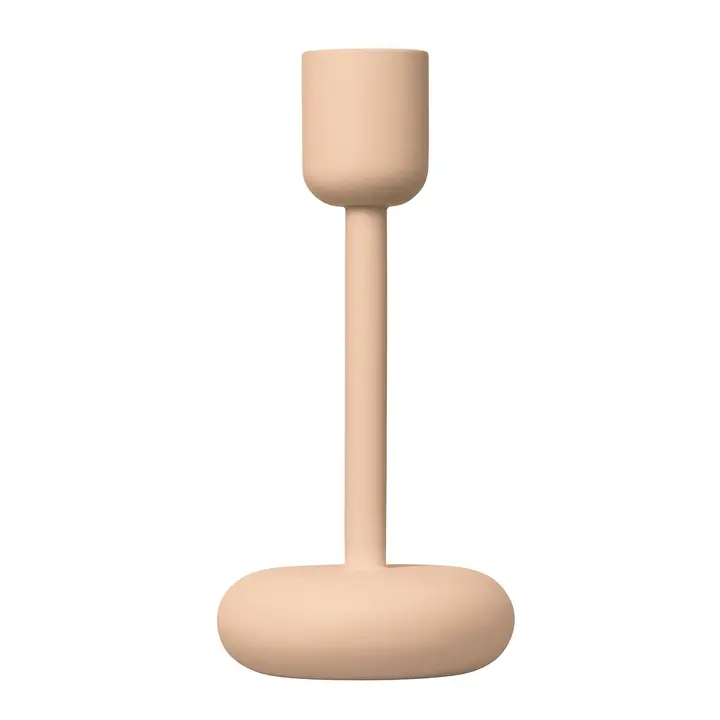 Iittala Nappula kynttilänjalka 183mm puuteri