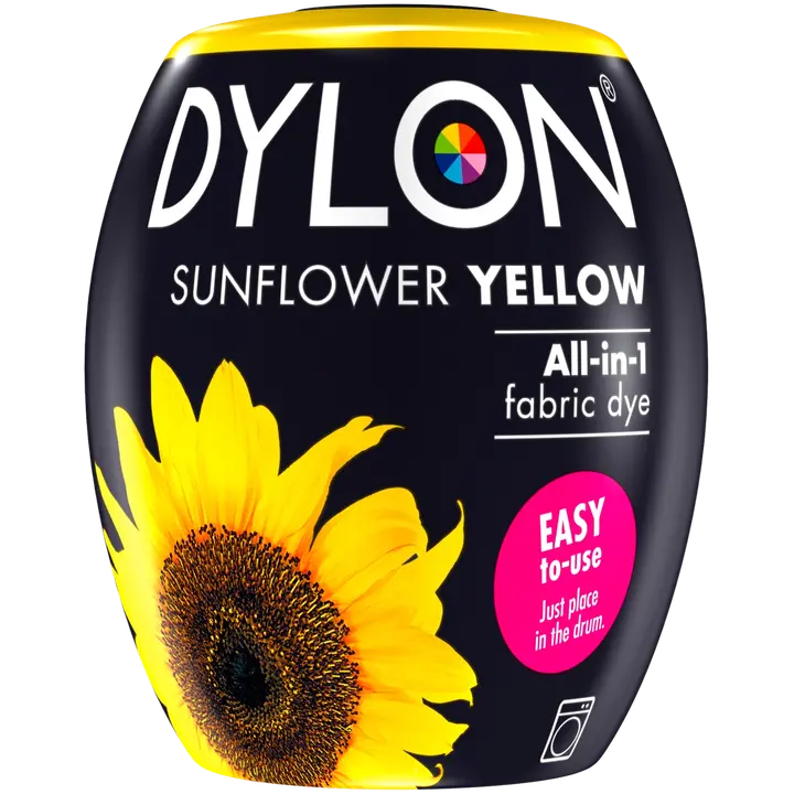 Dylon 350g SunflowerYellow tekstiiliväri