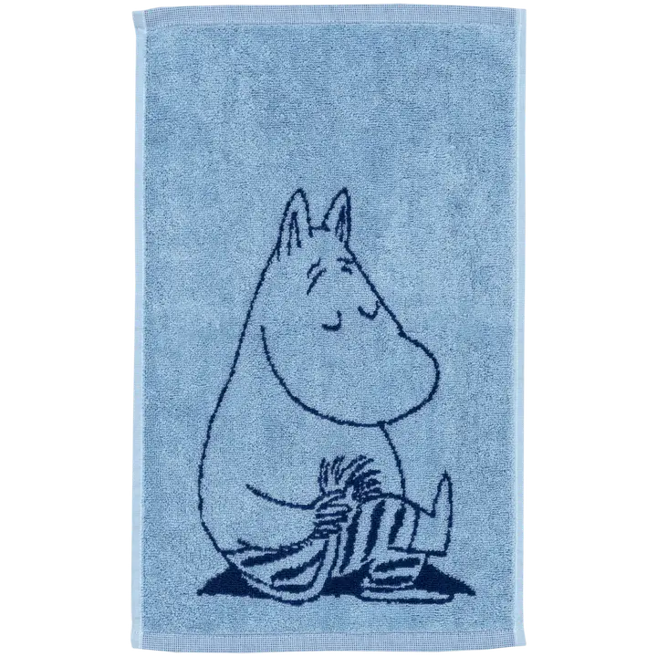 Moomin Arabia Muumi käsipyyhe 30x50 Muumipeikko sin.GOTS