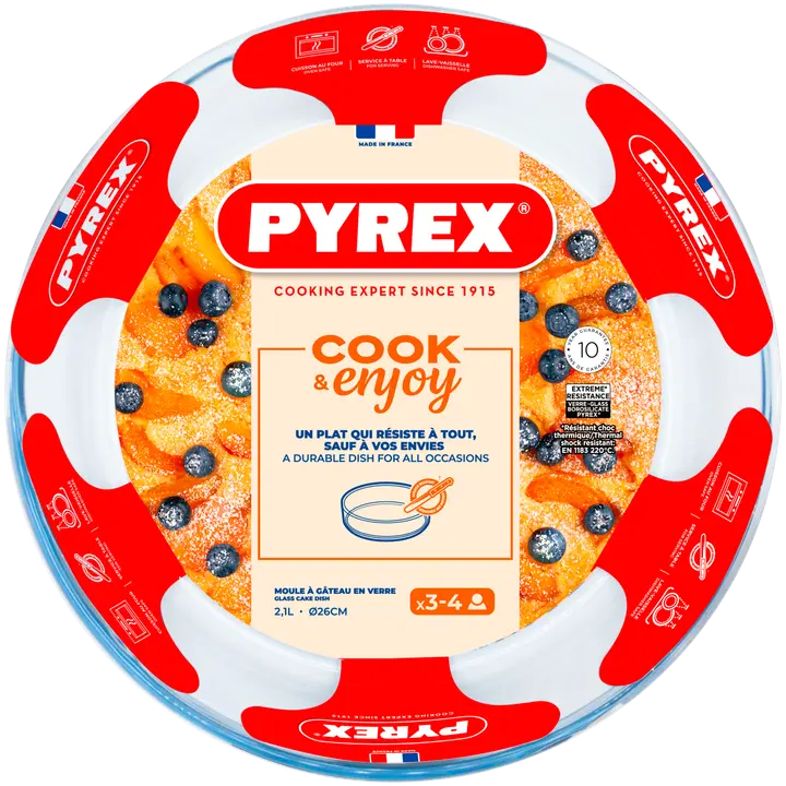 Pyrex Bake & Enjoy piirakkavuoka 26cm