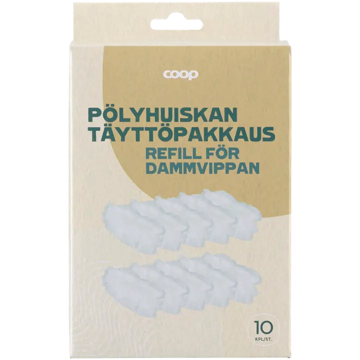 Coop pölyhuiskan täyttöpakkaus 10 kpl