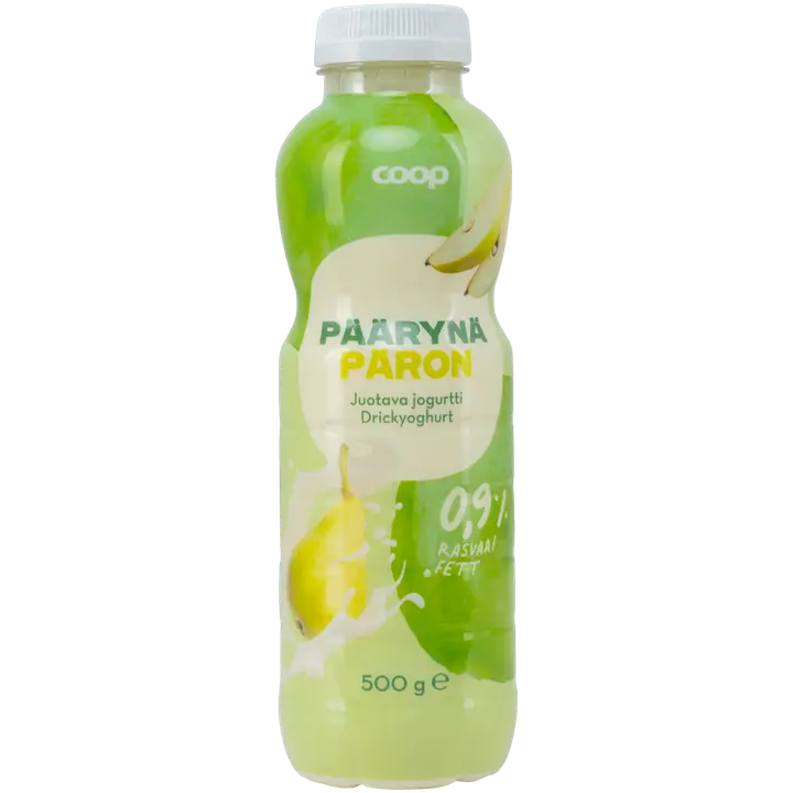 Coop juotava päärynäjogurtti 500 g