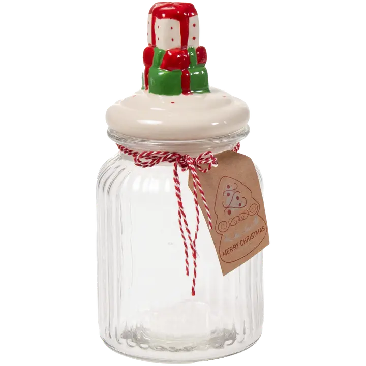 AmandaB lasipurkki Lahjapaketit 23 cm