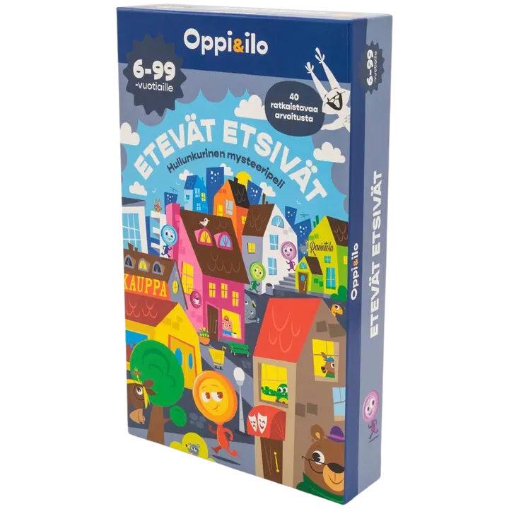 Oppi&ilo Etevät etsivät! -lautapeli 6-99 v