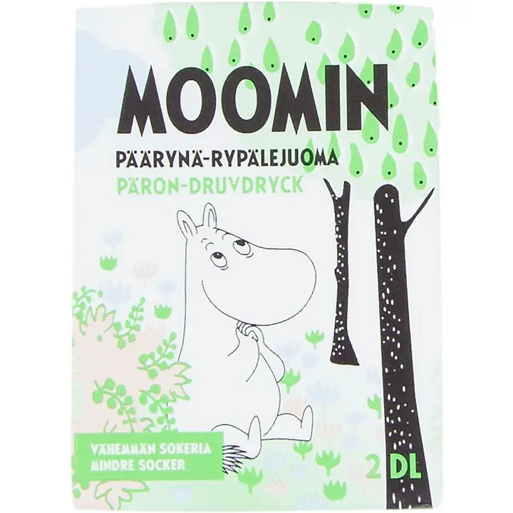 Moomin 2dl päärynä-rypälejuoma