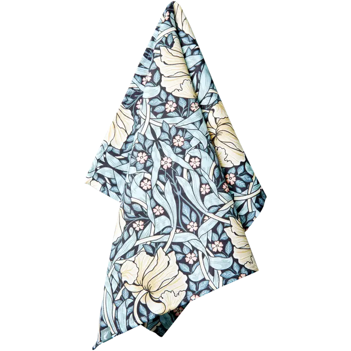 William Morris Keittiöpyyhe Pimpernel sininen 50x70cm