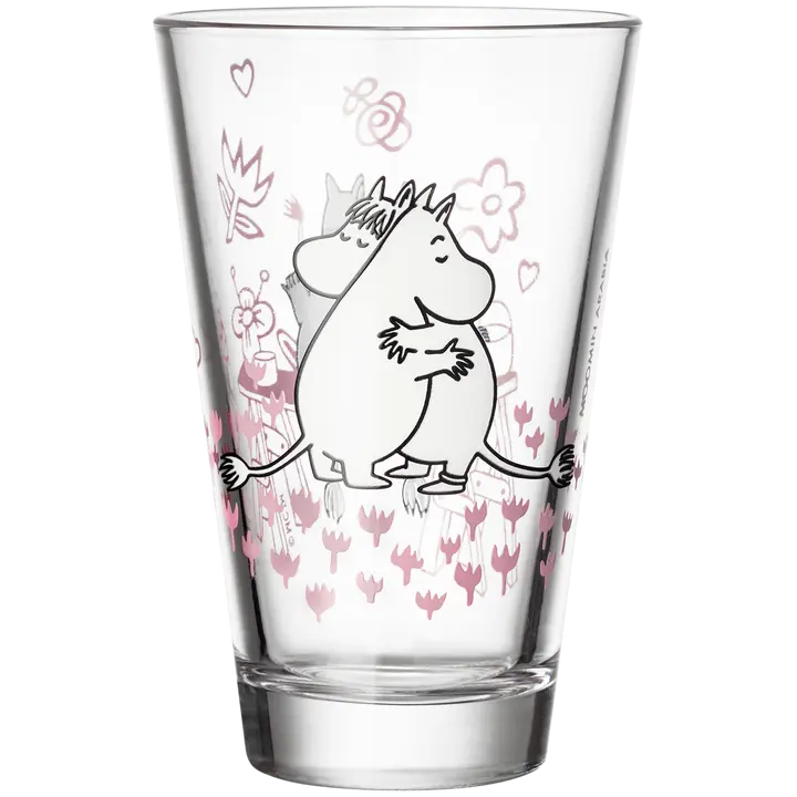 Moomin Arabia Muumi juomalasi Rakkaus 30cl  2kpl