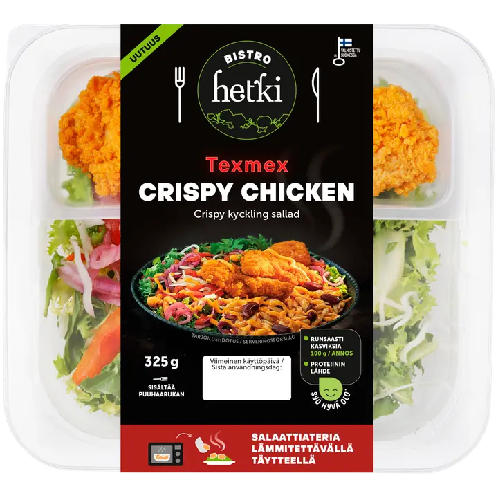 Fresh Hetki Bistro Crispy  Chicken Tex Mex 325g