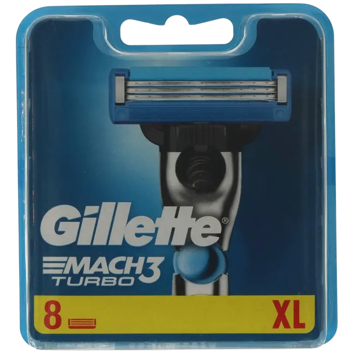 Gillette terä Mach 3 Turbo 8 kpl
