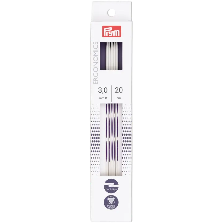 Prym sukkapuikko ergonominen 20cm - 3mm