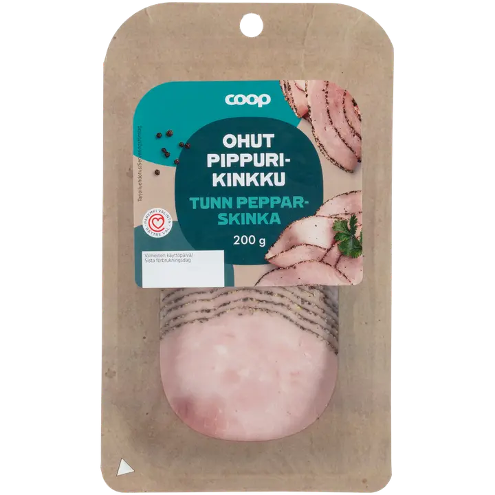 Coop ohut pippurikinkku 200 g