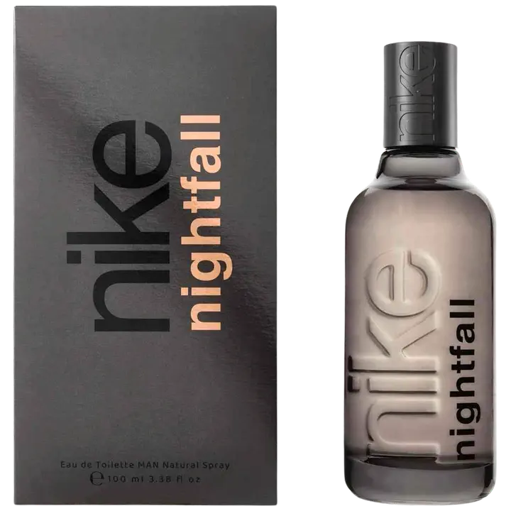 Nike nightfall Man EdT NS 100ml on enemmän kuin tuoksu – se on hetki, jossa valo ja varjo kohtaavat ja kaikki saa uuden intensiteetin.
