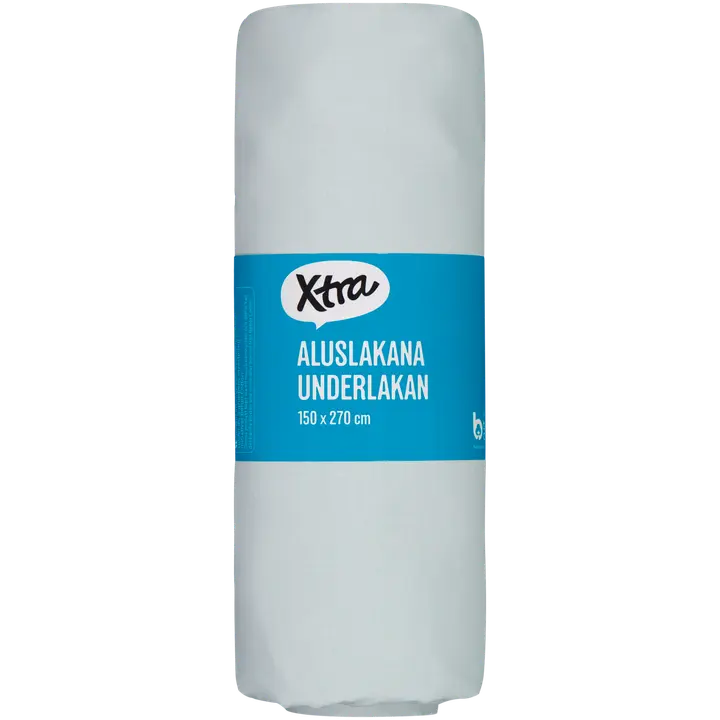 Xtra aluslakana Uni 150x270 cm, vaaleanharmaa