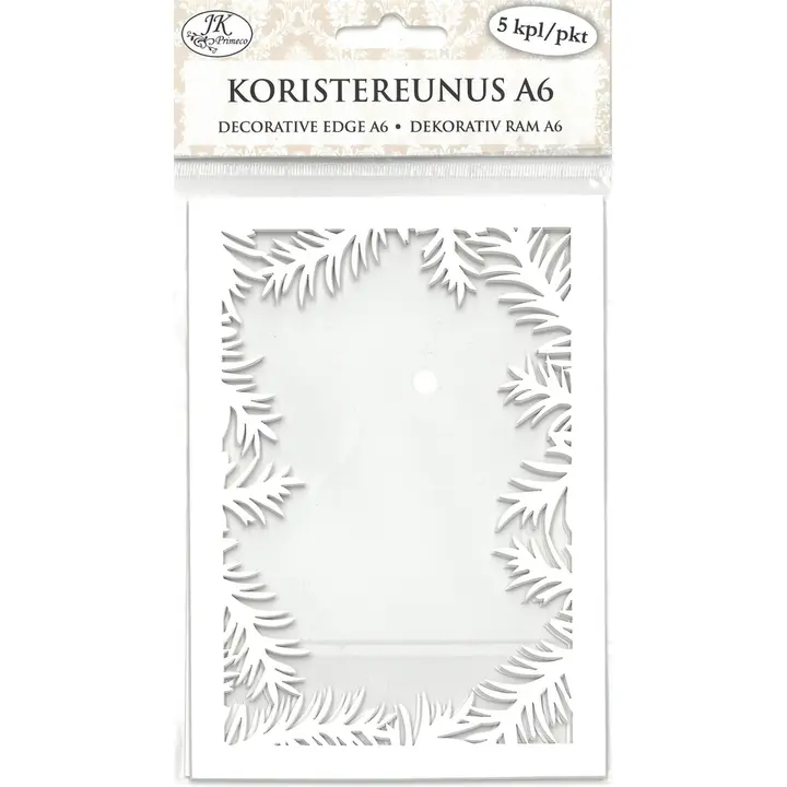 J.K. Primeco Koristereunus A6 Havut valkoinen 5kpl