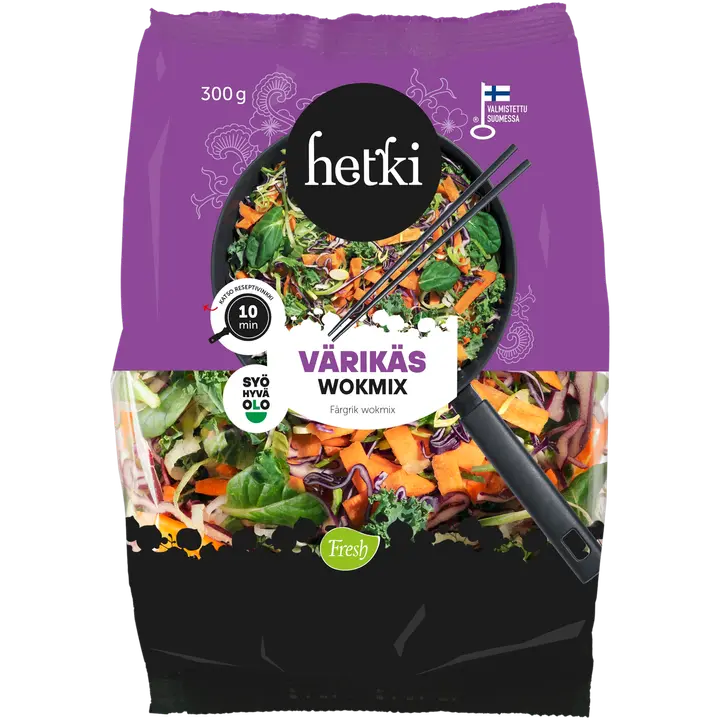 Fresh Hetki Värikäs wokmix 300 g