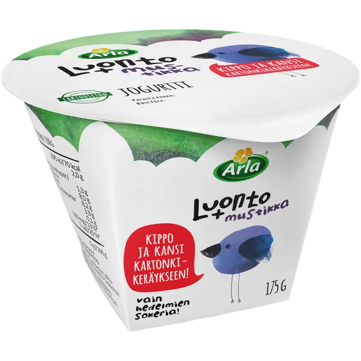 Arla Luonto+ AB Mustikkajogurtti laktoositon 175 g