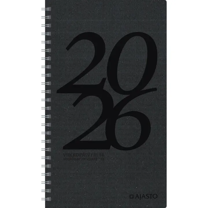 Ajasto pöytäkalenteri Viikkopäivyri/Veckod.vis. 14 Eko