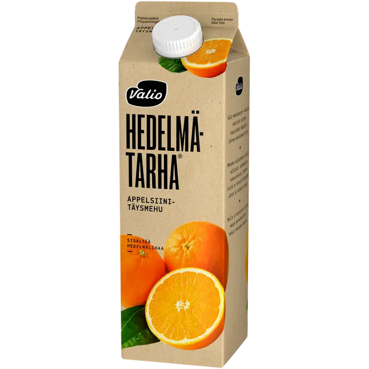 Valio Hedelmätarha® appelsiinitäysmehu 1 l hedelmälihaa